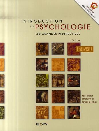 Couverture du livre « Intro a la psychologie / perspectives » de  aux éditions Renouveau Pedagogique