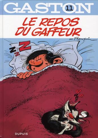 Couverture du livre « Gaston Tome 11 : le repos du gaffeur » de Jidehem et Andre Franquin aux éditions Dupuis