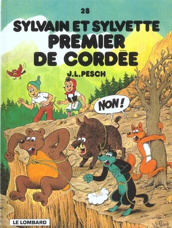 Couverture du livre « Sylvain et Sylvette T.28 ; premier de cordée » de Jean-Louis Pesch aux éditions Dargaud