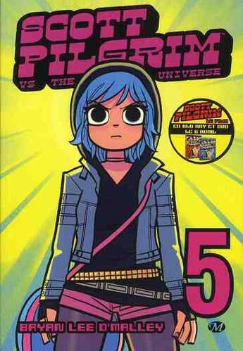 Couverture du livre « Scott Pilgrim t.5 : Scott Pilgrim VS the universe » de Bryan Lee O'Malley aux éditions Hicomics