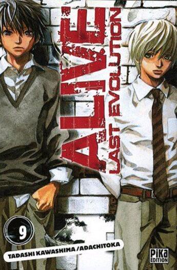 Couverture du livre « Alive, last evolution Tome 9 » de Tadashi Kawashima et Adachito aux éditions Pika