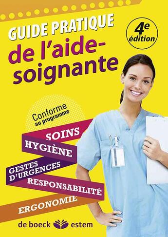 Couverture du livre « Guide pratique de l'aide-soignante (4e édition) » de Armelle Pringault aux éditions Estem