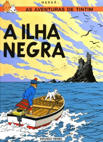 Couverture du livre « As aventuras de Tintim t.7 ; a ilha negra » de Herge aux éditions Casterman