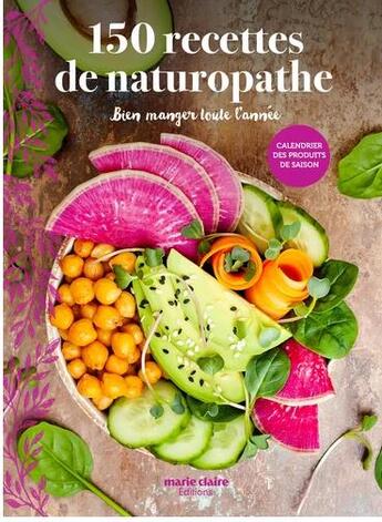 Couverture du livre « 150 recettes de naturopathe » de Comlan Helene aux éditions Marie-claire