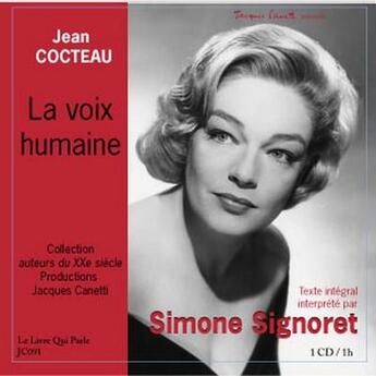 Couverture du livre « La voix humaine » de Jean Cocteau aux éditions Le Livre Qui Parle