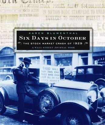 Couverture du livre « Six Days in October » de Blumenthal Karen aux éditions Atheneum Books For Young Readers