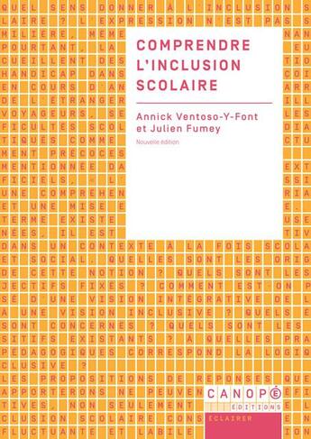 Couverture du livre « Comprendre l'inclusion scolaire » de Ventoso-Y-Font/Fumey aux éditions Reseau Canope