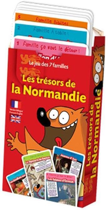 Couverture du livre « Les tresors de la normandie le jeu de 7 familles » de  aux éditions La Petite Boite