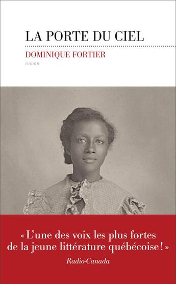 Couverture du livre « La porte du ciel » de Dominique Fortier aux éditions Les Escales