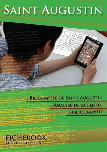 Couverture du livre « Comprendre Saint Augustin - Fiche de lecture » de Claude Le Manchec aux éditions Editions Du Cenacle