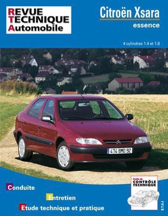 Couverture du livre « Rta 609 1 ; citroen xsara essence 1.4-1.8 » de  aux éditions Etai