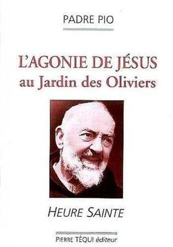 Couverture du livre « Agonie de jesus » de  aux éditions Tequi