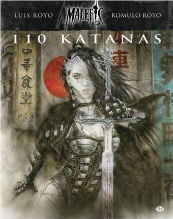 Couverture du livre « Malefic time t.2 : 110 katanas » de Romulo Royo et Luis Royo aux éditions Hicomics