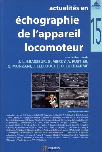 Couverture du livre « Actualités en échographie de l'appareil locomoteur t.15 » de  aux éditions Sauramps Medical