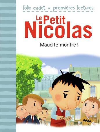 Couverture du livre « Le petit Nicolas Tome 40 : maudite montre ! » de Emmanuelle Lepetit aux éditions Gallimard-jeunesse