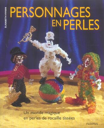 Couverture du livre « Personnages en perles » de Elisabeth Vivian aux éditions Mango