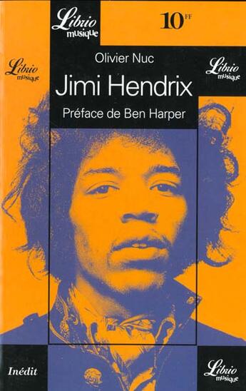 Couverture du livre « Jimi hendrix » de Olivier Nuc aux éditions J'ai Lu