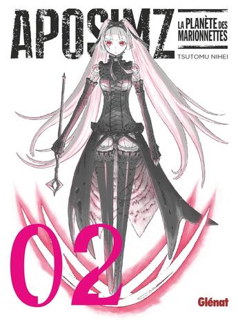 Couverture du livre « Aposimz ; la planète des marionnettes Tome 2 » de Tsutomu Nihei aux éditions Glenat