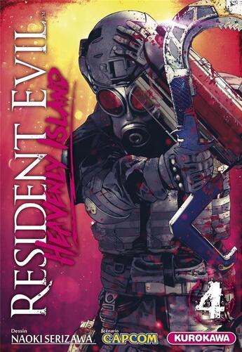 Couverture du livre « Resident Evil - Heavenly Island Tome 4 » de Capcom et Naoki Serizawa aux éditions Kurokawa