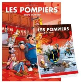 Couverture du livre « Les pompiers Tome 18 : sacré numéro » de Christophe Cazenove et Stedo aux éditions Bamboo