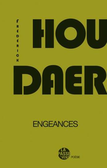 Couverture du livre « Engeances » de Frédérick Houdaer aux éditions La Passe Du Vent