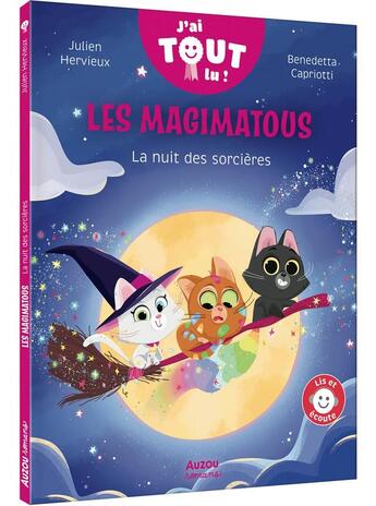 Couverture du livre « Les magimatous Tome 2 : La nuit des sorcières » de Julien Hervieux et Benedetta Capriotti aux éditions Auzou