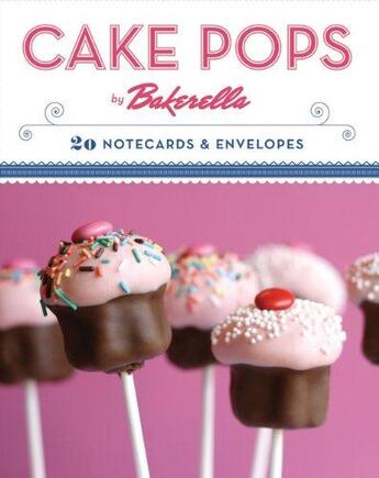 Couverture du livre « Cake Pops Notecards And Enveloppes » de Ouvrage Collectif aux éditions Chronicle Books