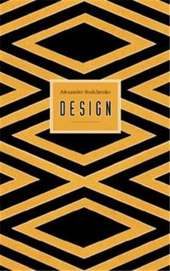 Couverture du livre « Design ; Rodchenko » de John Milner aux éditions Acc Art Books