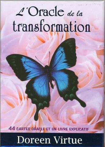 Couverture du livre « L'oracle de la transformation ; coffret ; 44 cartes oracle et un livre explicatif » de Doreen Virtue aux éditions Exergue