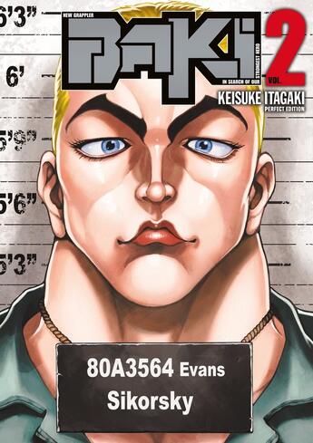 Couverture du livre « New grappler Baki Tome 2 » de Keisuke Itagaki aux éditions Meian