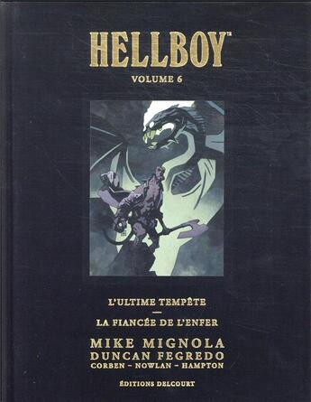 Couverture du livre « Hellboy deluxe Tome 6 » de Mike Mignola et Collectif aux éditions Delcourt