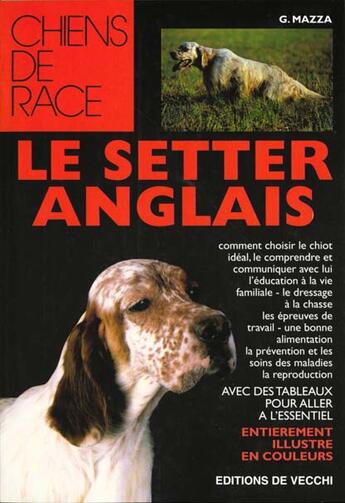 Couverture du livre « Le setter anglais » de Guido Mazza aux éditions De Vecchi