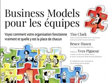 Couverture du livre « Business models pour les equipes » de Clark Tim aux éditions Pearson