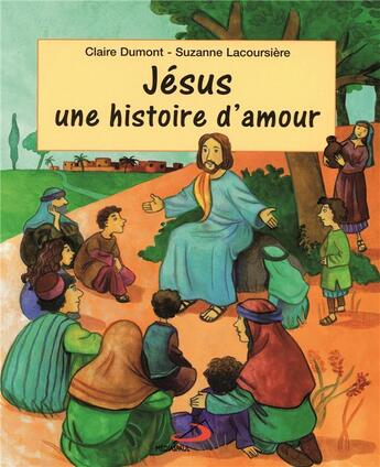 Couverture du livre « Jesus une histoire d'amour » de  aux éditions Mediaspaul