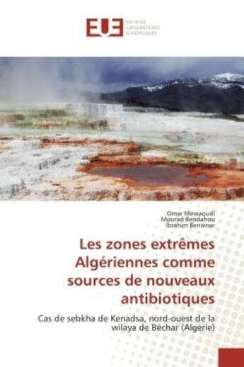 Couverture du livre « Les zones extremes algeriennes comme sources de nouveaux antibiotiques - cas de sebkha de kenadsa, n » de Messaoudi/Bendahou aux éditions Editions Universitaires Europeennes