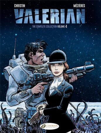 Couverture du livre « Valerian ; Intégrale vol.4 ; t.9 à t.12 » de Pierre Christin et Jean-Claude Mézières aux éditions Cinebook