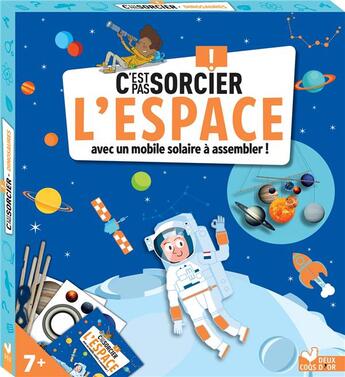 Couverture du livre « C'est pas sorcier l'espace ; boîte avec accessoires » de  aux éditions Deux Coqs D'or