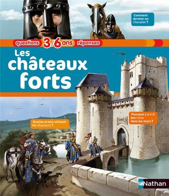 Couverture du livre « Les châteaux forts » de Vandewiele/Nadel aux éditions Nathan