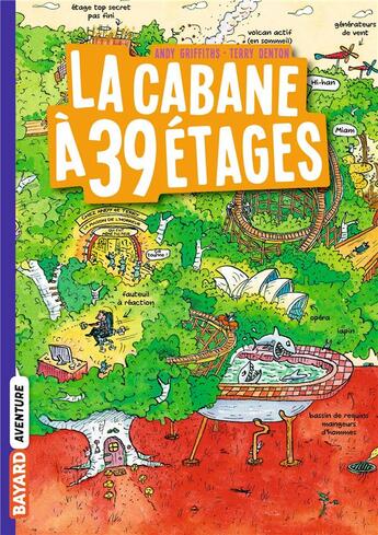 Couverture du livre « La cabane à 13 étages Tome 3 : la cabane à 39 étages » de Andy Griffiths et Terry Denton aux éditions Bayard Jeunesse