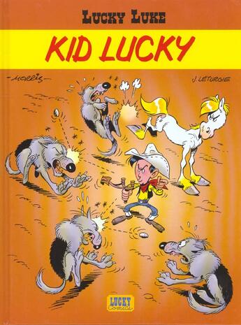 Couverture du livre « Lucky Luke t.33 ; kid Lucky » de Jean Leturgie et Pearce et Morris aux éditions Lucky Comics