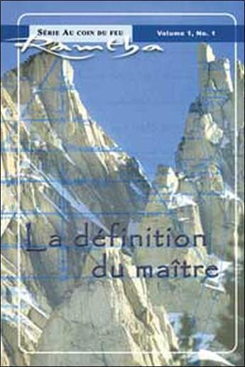 Couverture du livre « La définition du maître » de Ramtha aux éditions Ada