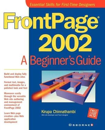 Couverture du livre « Frontpage x » de Chinnathambi Kirupa aux éditions Mcgraw-hill Education