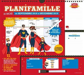 Couverture du livre « Planifamille 2019 » de  aux éditions Larousse