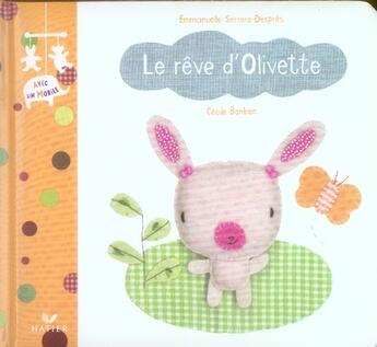 Couverture du livre « Le rêve d'olivette » de Cecile Bonbon aux éditions Hatier