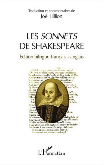 Couverture du livre « Les sonnets de Shakespeare » de Joel Hillion aux éditions L'harmattan