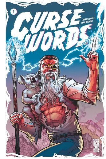 Couverture du livre « Curse words Tome 1 : le diable de tous les diables » de Ryan Browne et Charly Soule aux éditions Glenat Comics