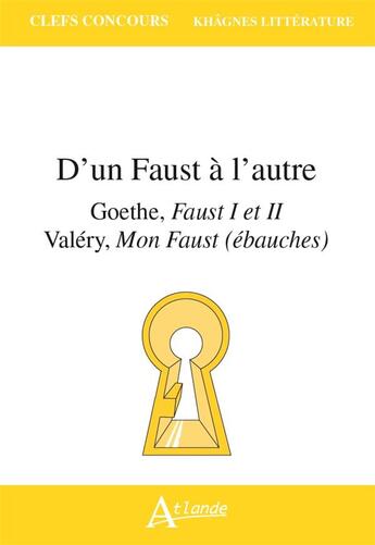 Couverture du livre « D'un faust a l'autre » de  aux éditions Atlande Editions