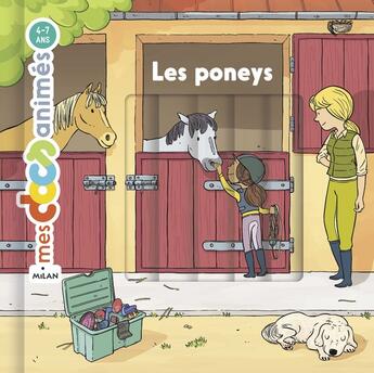 Couverture du livre « Les poneys » de Stephanie Ledu et Benjamin Strickler aux éditions Milan