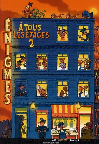 Couverture du livre « Énigmes à tous les étages t.2 » de Paul Martin aux éditions Bayard Jeunesse