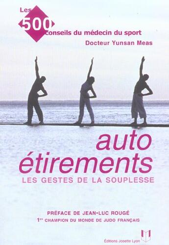 Couverture du livre « Auto-etirements » de Meas (Dr) Yunsan aux éditions Josette Lyon